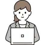 Business Woman Hitting A Computer SVG Icon